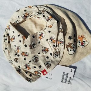 H&M Disney Chip 'n Dale Baby Hat & Bandana Set